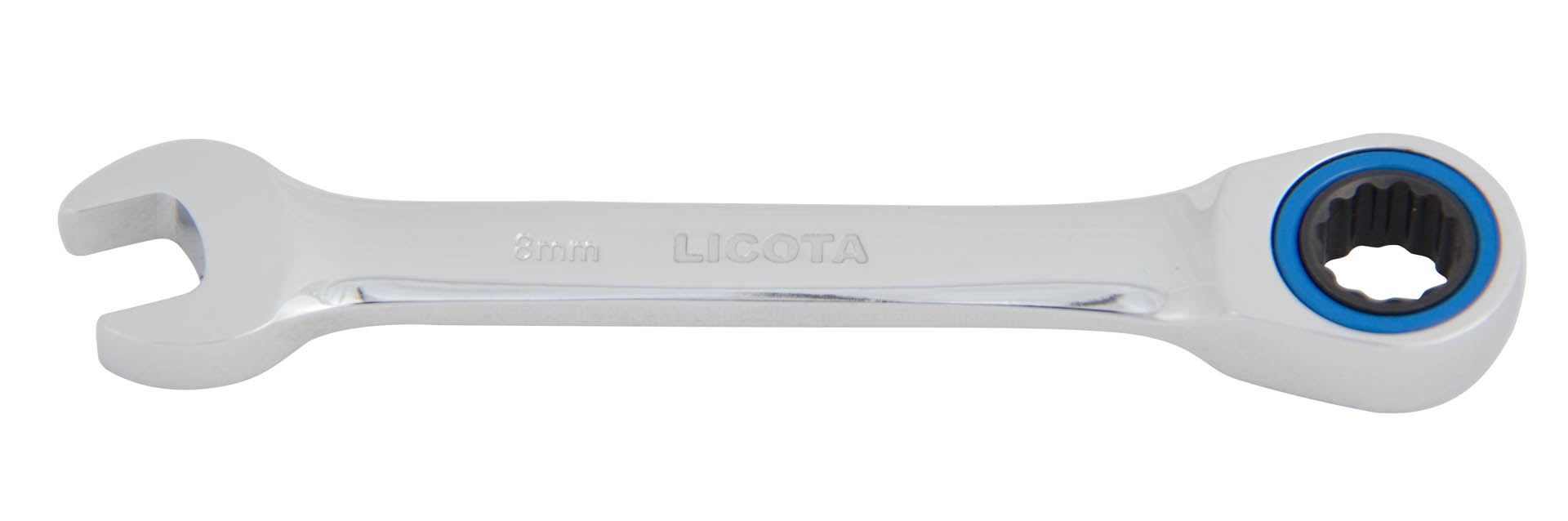 Ключ комбинированный трещоточный короткий 72 зуба Licota   _0