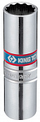Головка свечная двенадцатигранная 3/8", 14 мм, пружинный фиксатор  King Tony  36A014