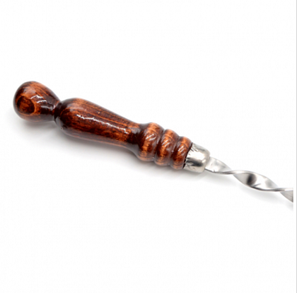 Шампур с деревянной ручкой 50*12