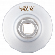 Съемник масляных фильтров "чашка" 74мм 14гр Licota  ATA-0418C 2